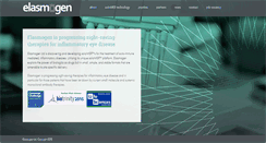 Desktop Screenshot of elasmogen.com